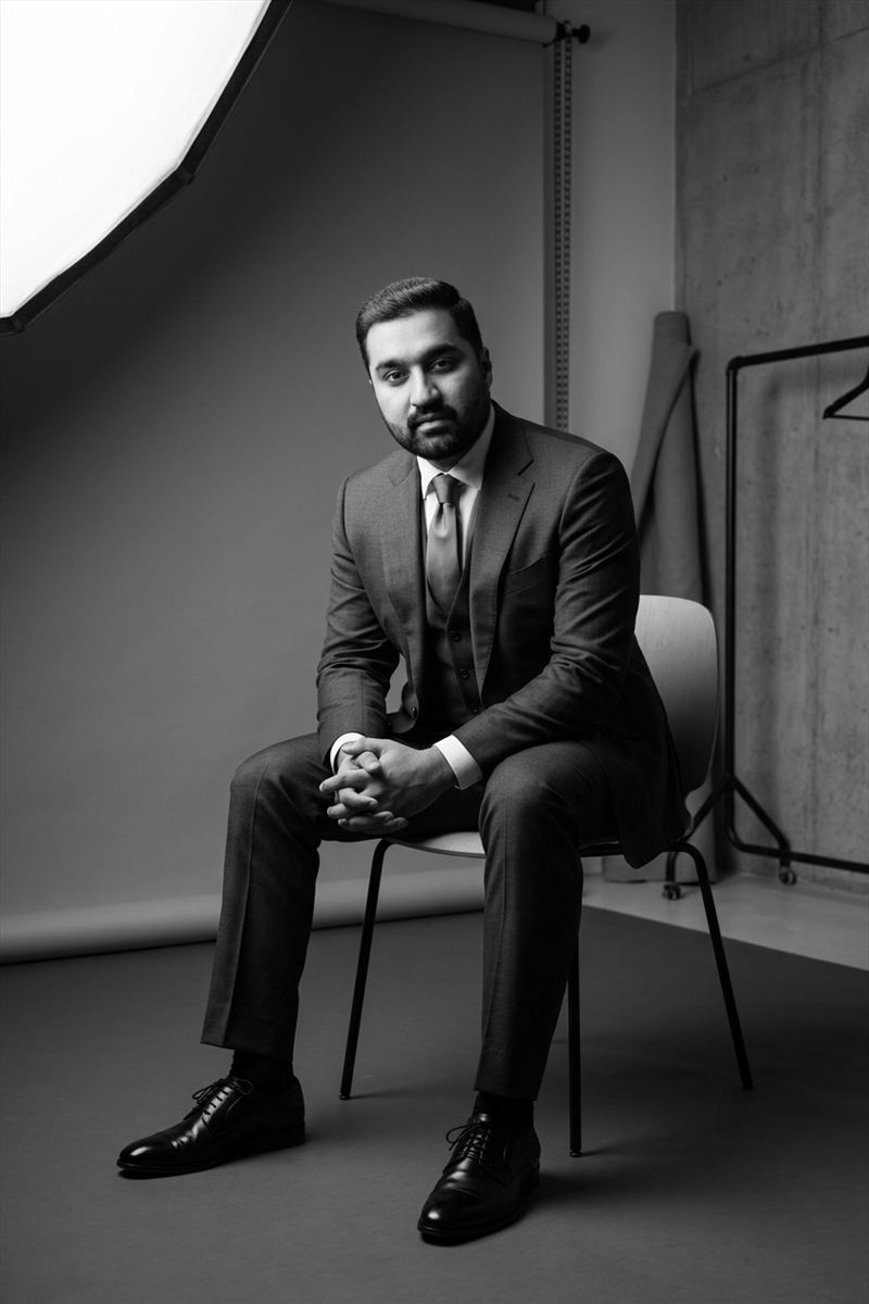 Haidar Mustafa, founder of Foundreco, in Lahore, Pakistan