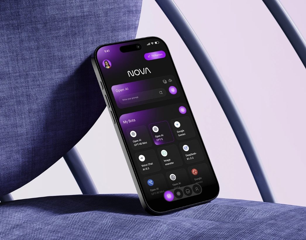 An AI assistant app running on a phone