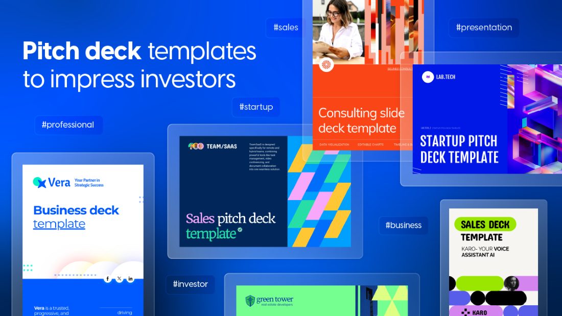 Pitch deck and sales deck templates